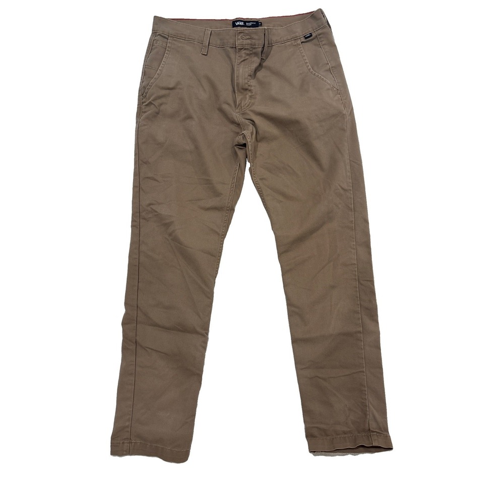 Vans Authentic Cinco Men's 34 Khaki Slim Fit